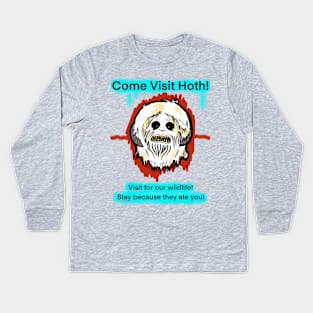 Hoth Vacay! Kids Long Sleeve T-Shirt